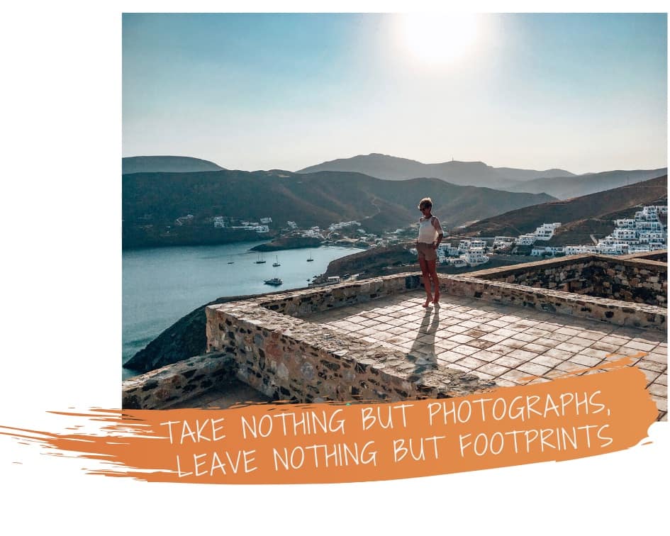 Quote: Take nothing but photographs, leave nothing but footprints